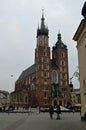 St Mary`s Church on Rynek Glowny Krakow